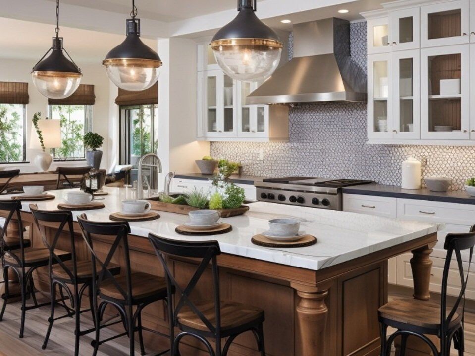 Classic, modern kitchen remodel by Honeycomb Design and Build in San Diego