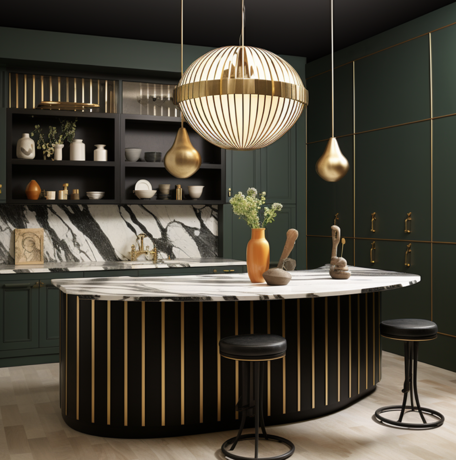 modern_green_kitchen