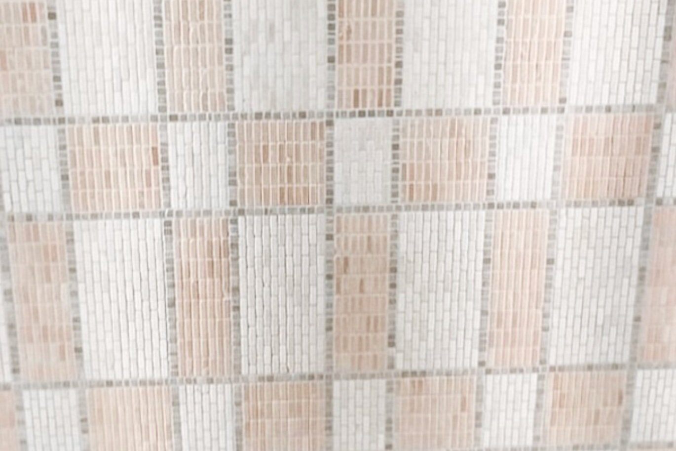 Ombre pastel pink and blue tile for kitchen or bath remodel created by "Artistic Tile", photo taken by Honeycomb Design and Build in San Diego