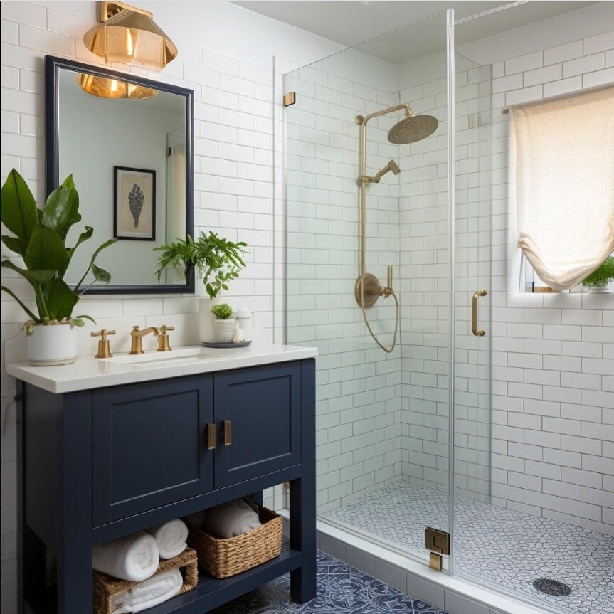 High-Low Bathroom Magic